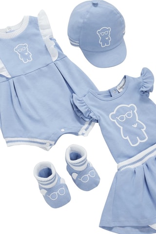Body et jupe - Bleu clair