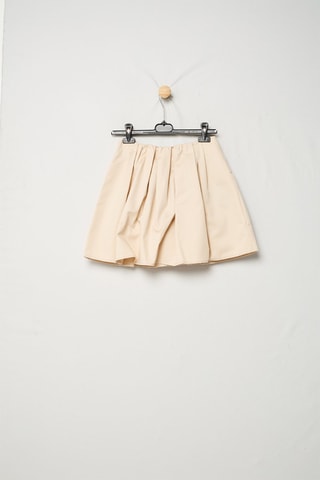 Jupe patineuse taille haute - Beige - Emporio Armani