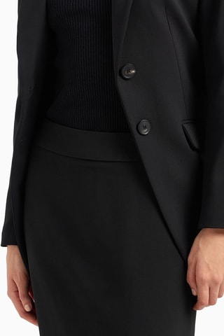 Jupe fourreau - Noir - Emporio Armani