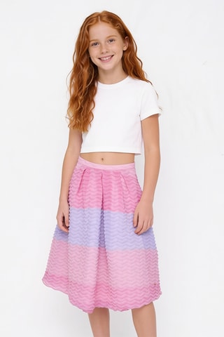 Jupe midi - Rose