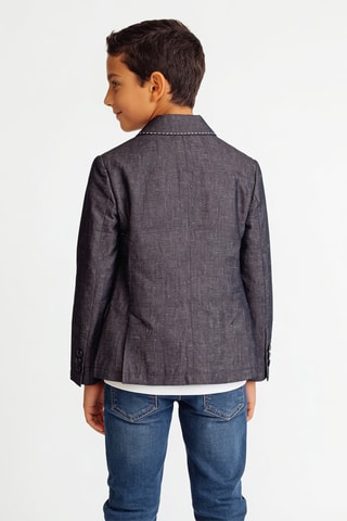 Veste en lin - Gris foncé