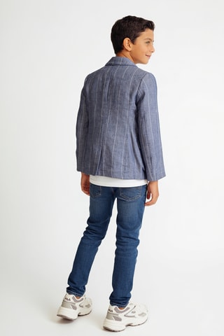 Veste en lin - Bleu