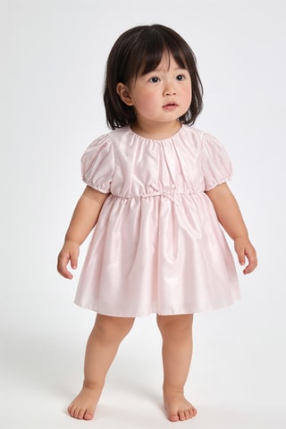 Robe en soie - Rose pâle
