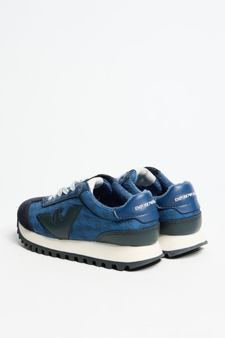 Baskets en cuir - Bleu