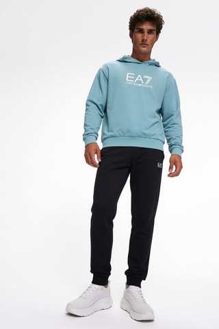 Sweat à capuche et jogging - Bleu clair et noir