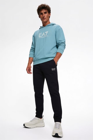 Sweat à capuche et jogging - Bleu clair et noir