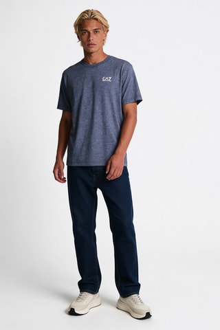 T-shirt - Bleu chiné