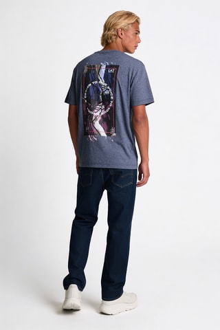 T-shirt - Bleu chiné
