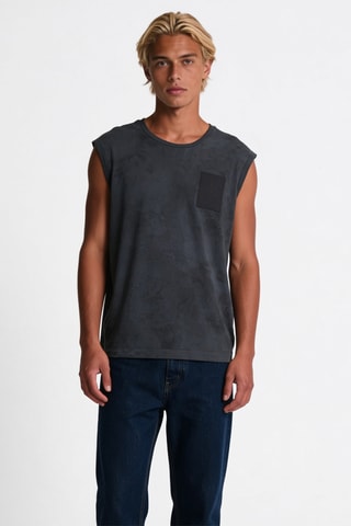 Débardeur tie and dye - Noir