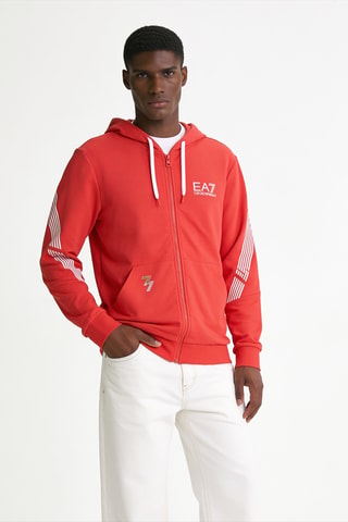 Sweat à capuche - Rouge