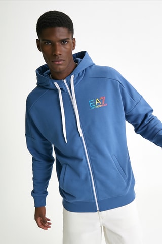 Sweat à capuche - Bleu