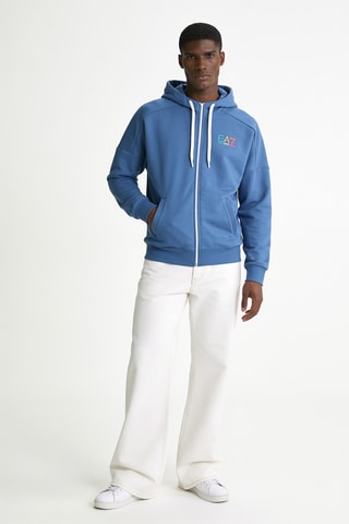 Sweat à capuche - Bleu