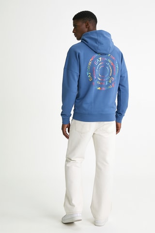 Sweat à capuche - Bleu