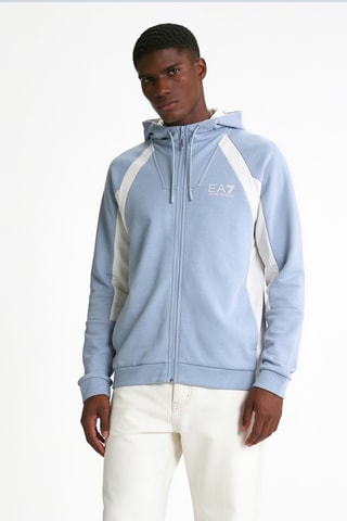Sweat à capuche - Bleu