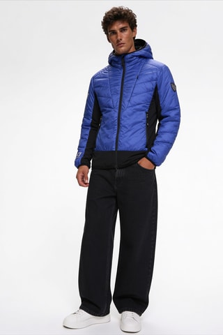 Veste à capuche - Bleu