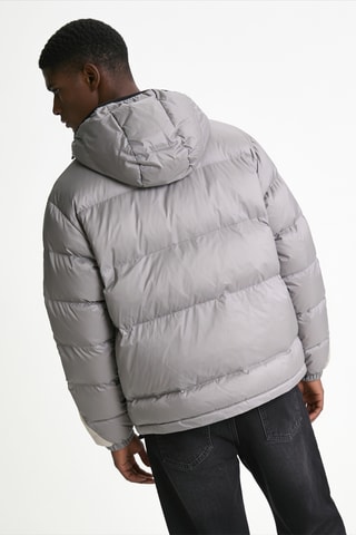 Doudoune à capuche - Gris