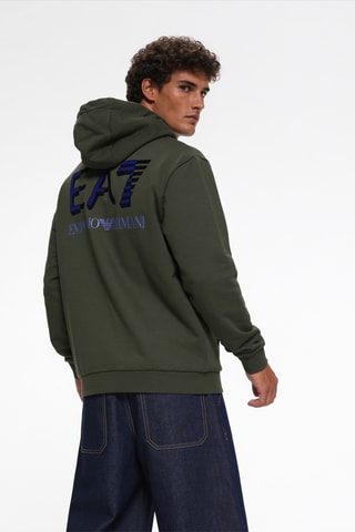 Sweat à capuche - Vert foncé