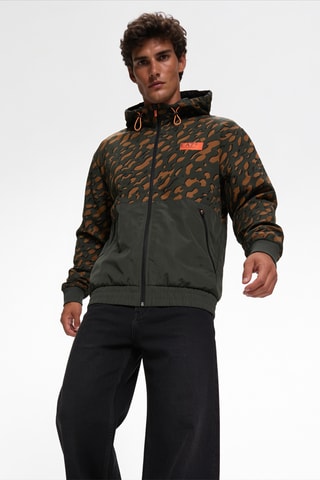 Blouson à capuche - Vert
