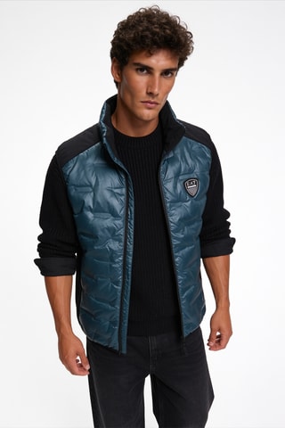 Gilet sans manches - Bleu pétrole