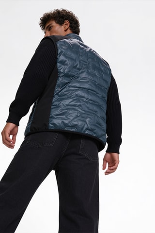 Gilet sans manches - Bleu pétrole
