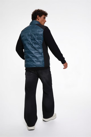 Gilet sans manches - Bleu pétrole