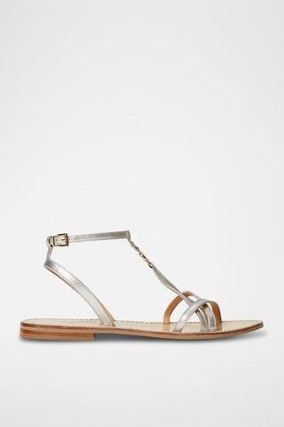 Sandales en cuir de mouton - Argenté - Twin Set