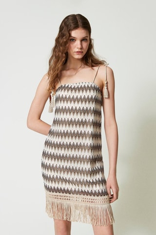 Robe droite - Beige - Twin Set