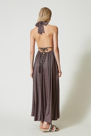 Robe longue - Marron - Twin Set
