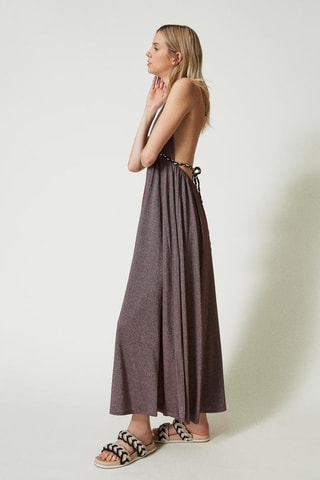 Robe longue - Marron - Twin Set