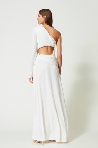 Robe asymétrique - Blanc - Twin Set