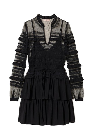 Robe volantée - Noir - Twin Set
