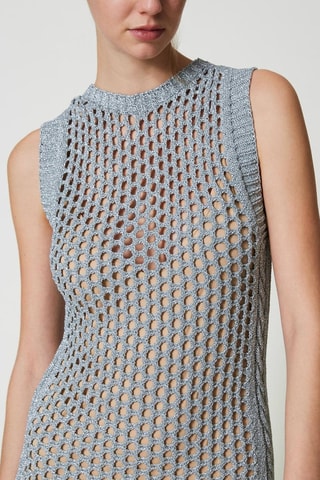 Robe midi - Gris - Twin Set