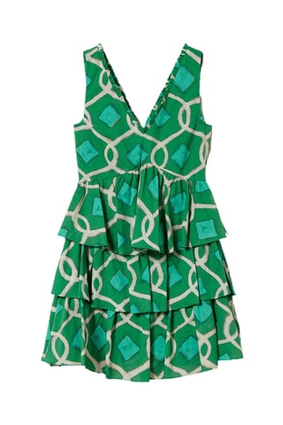 Robe volantée - Vert - Twin Set