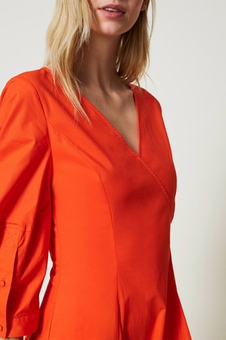 Robe midi - Orange - Twin Set