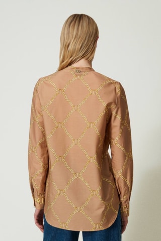 Chemisier regular - Marron clair - Twin Set