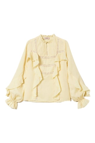 Blouse en ramie - Jaune - Twin Set