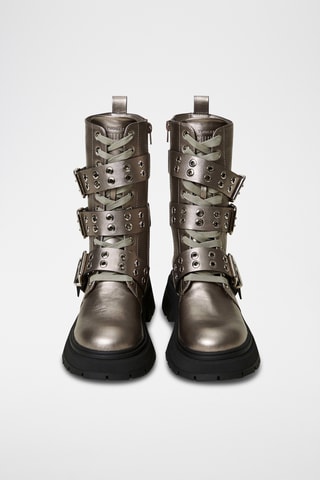 Bottines - Gris métallisé - Twin Set