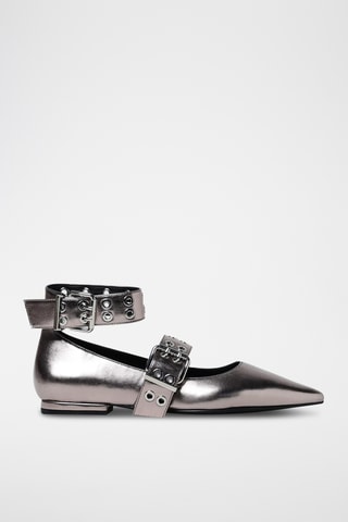 Ballerines vernies - Argenté - Twin Set