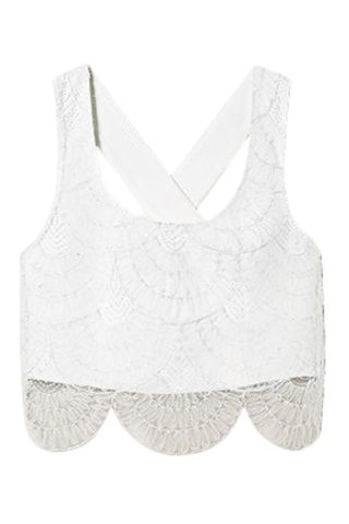 Crop top - Blanc - Twin Set