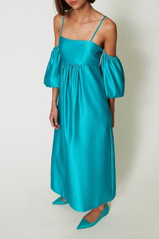 Robe midi - Turquoise - Twin Set