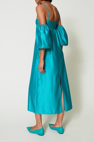 Robe midi - Turquoise - Twin Set
