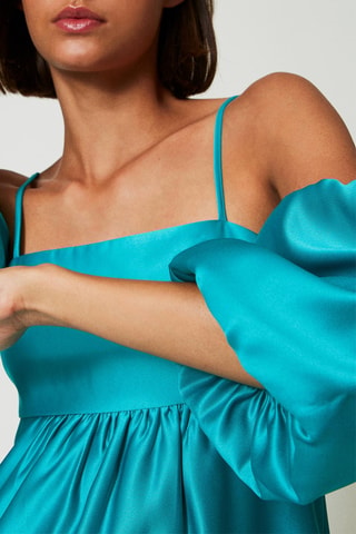 Robe midi - Turquoise - Twin Set