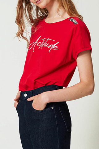 T-shirt - Rouge - Twin Set