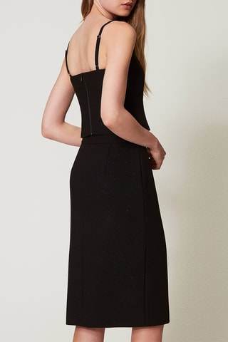 Jupe droite - Noir - Twin Set