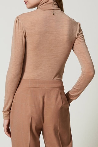 Sous-pull en laine - Beige - Twin Set