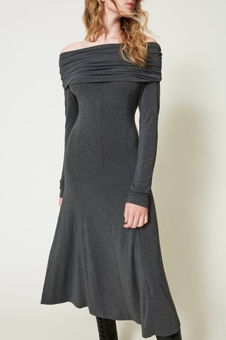 Robe midi - Anthracite - Twin Set