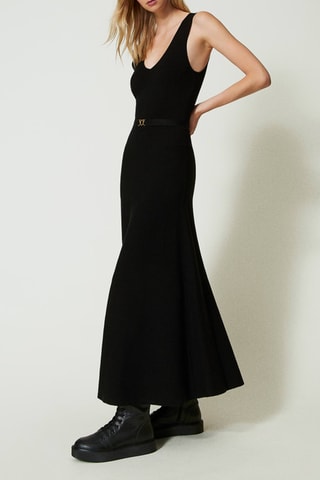 Robe longue - Noir - Twin Set