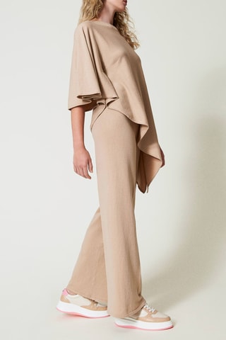 Pantalon palazzo - Beige - Twin Set