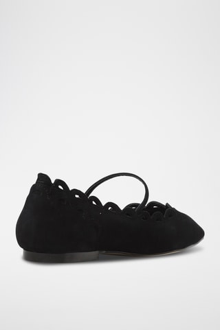 Babies en cuir - Noir - Twin Set