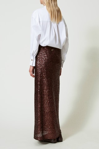 Jupe longue - Marron - Twin Set